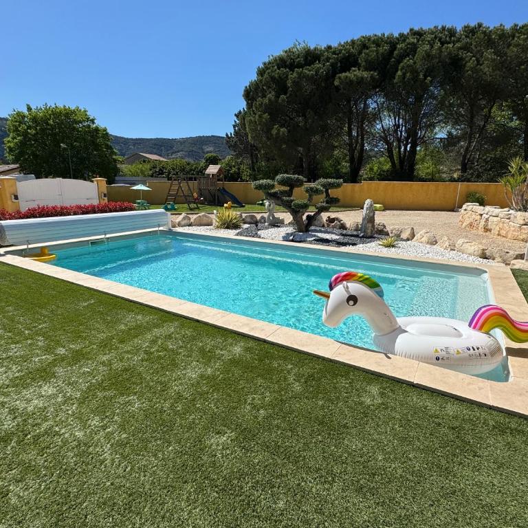 L'Oasis Ardéchois - Three-Bedroom Villa - 43
