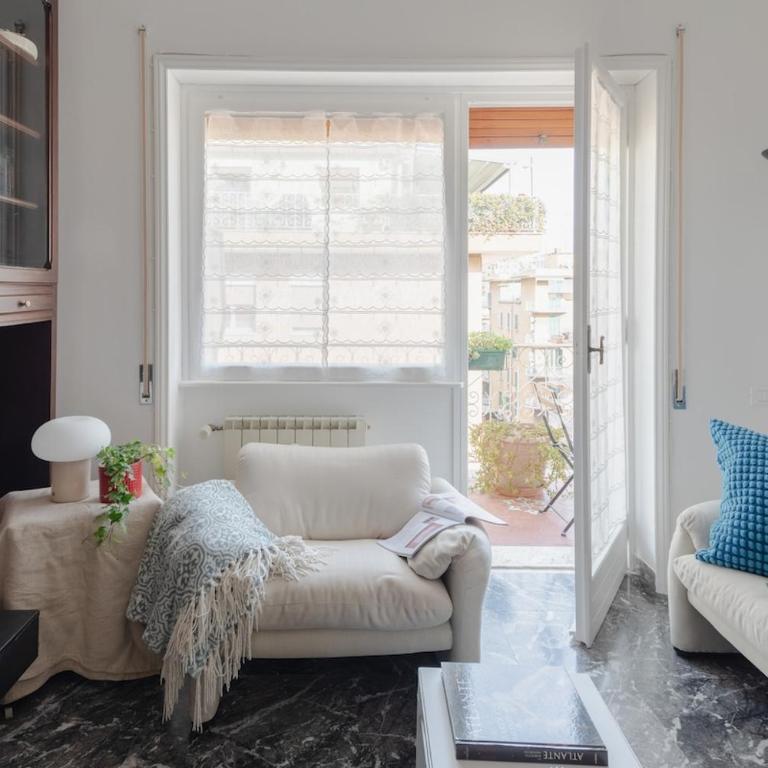 Bright 2BR with balcony, Caffarella, Furio Camillo, Tuscolana Station - Apartamento de 2 dormitorios con balcón - 39