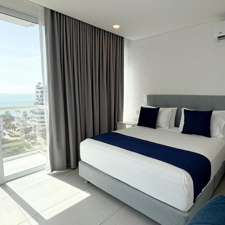 Apto Deluxe , 2 habitaciones, 83m2 , frente al mar , Santa Marta - One-Bedroom Apartment - 5