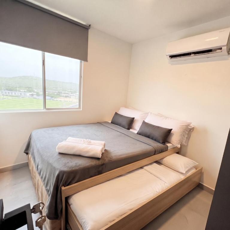 Moderno apartamento al norte, full equipoado con parqueadero - Apartamento de 2 dormitorios con vistas al complejo - 11