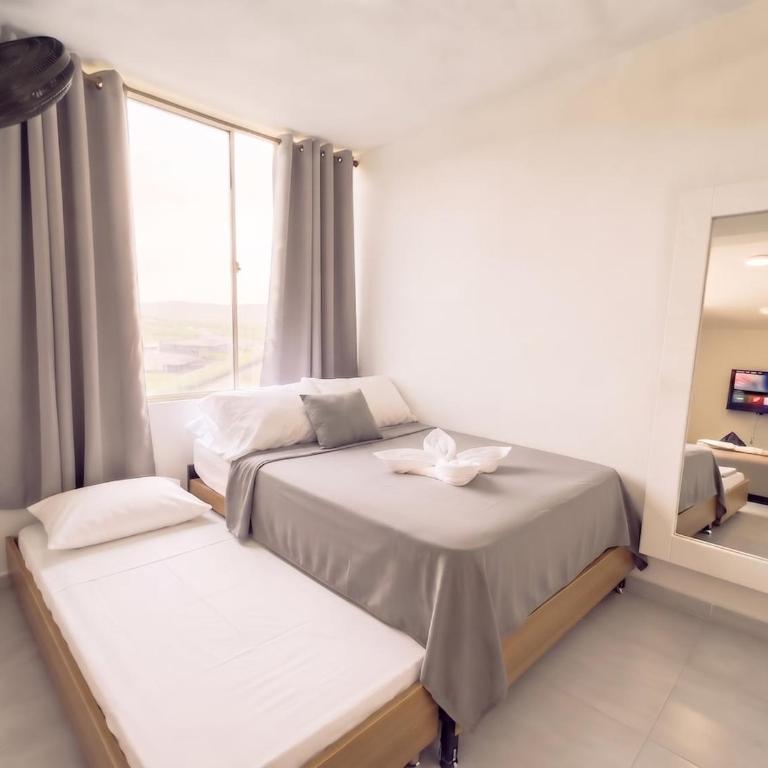 Moderno apartamento al norte, full equipoado con parqueadero - Apartamento de 2 dormitorios con vistas al complejo - 25