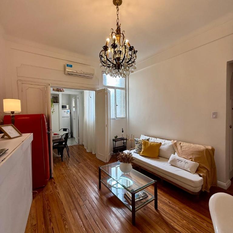 Amplio y luminoso piso en Recoleta 3 pax (60mts2) - Apartamento de 1 dormitorio - 2
