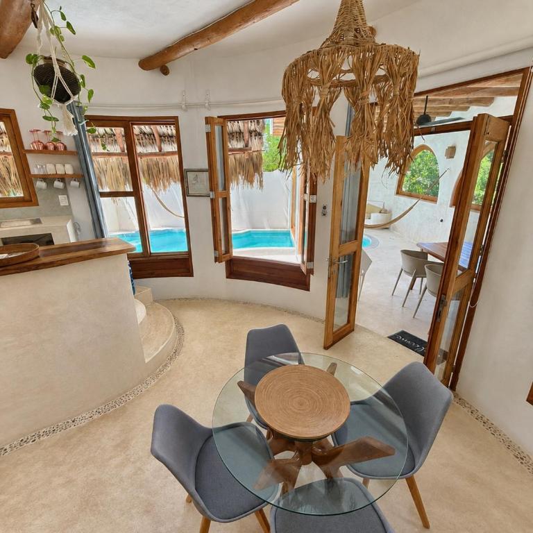 Private house with salt water pool - Casa privada con piscina salada-Casa Cacahuate Holbox - Haus mit 2 Schlafzimmern - 21
