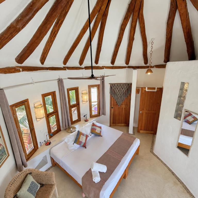 Private house with salt water pool - Casa privada con piscina salada-Casa Cacahuate Holbox - Haus mit 2 Schlafzimmern - 9