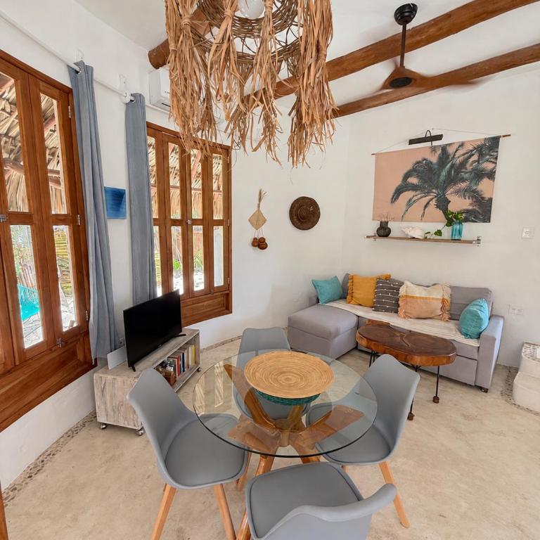 Private house with salt water pool - Casa privada con piscina salada-Casa Cacahuate Holbox - Haus mit 2 Schlafzimmern - 18