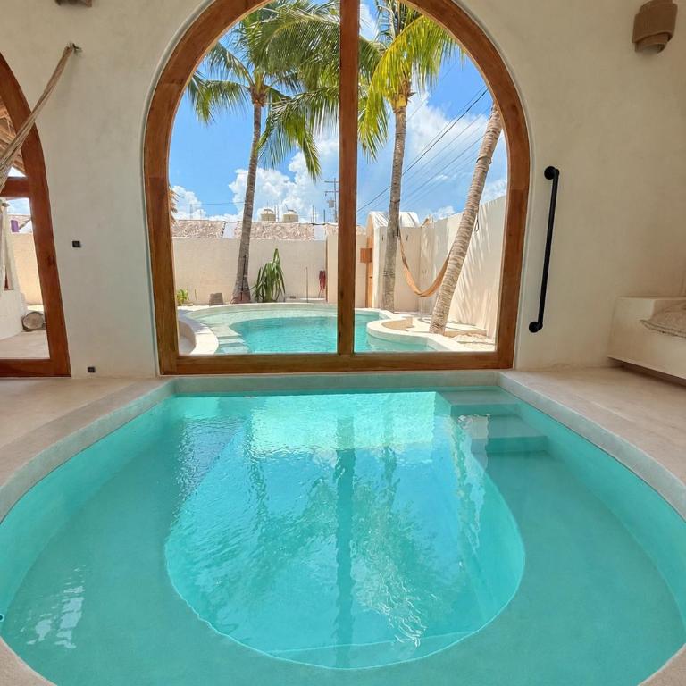 Private house with salt water pool - Casa privada con piscina salada-Casa Cacahuate Holbox - Haus mit 2 Schlafzimmern - 2