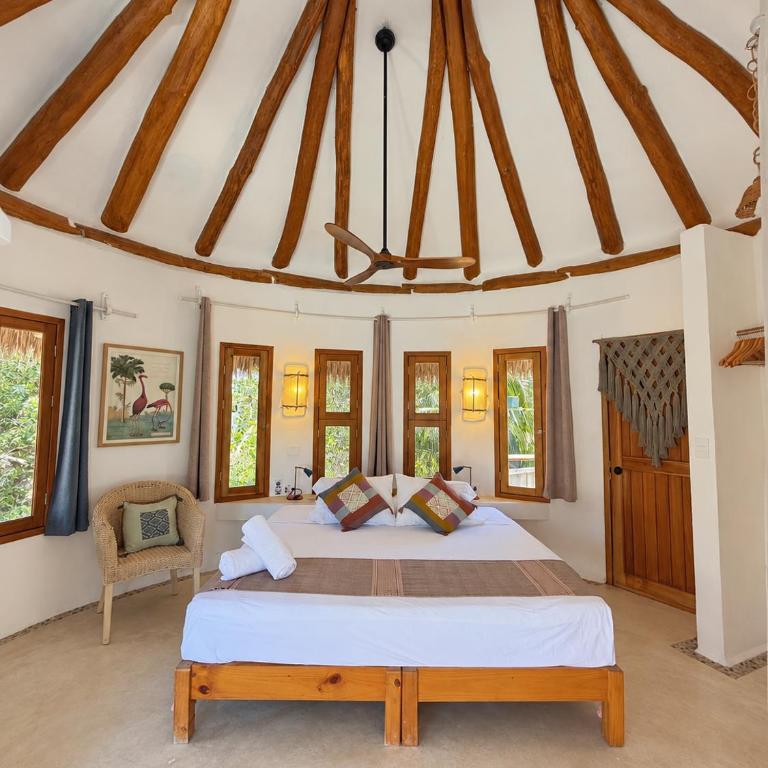 Private house with salt water pool - Casa privada con piscina salada-Casa Cacahuate Holbox - Haus mit 2 Schlafzimmern - 10