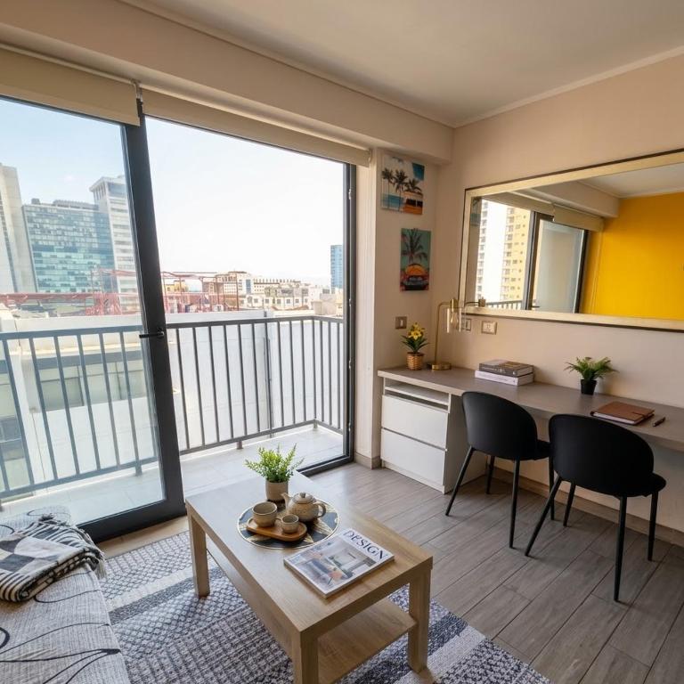 Suite Central A Pasos Del Mall con Vista hacia el mar - One-Bedroom Apartment - 13