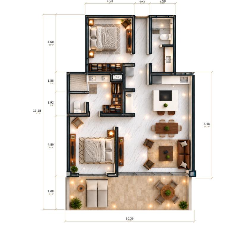 Ocean View Condo in Pedregal - Apartamento de 2 dormitorios - 4