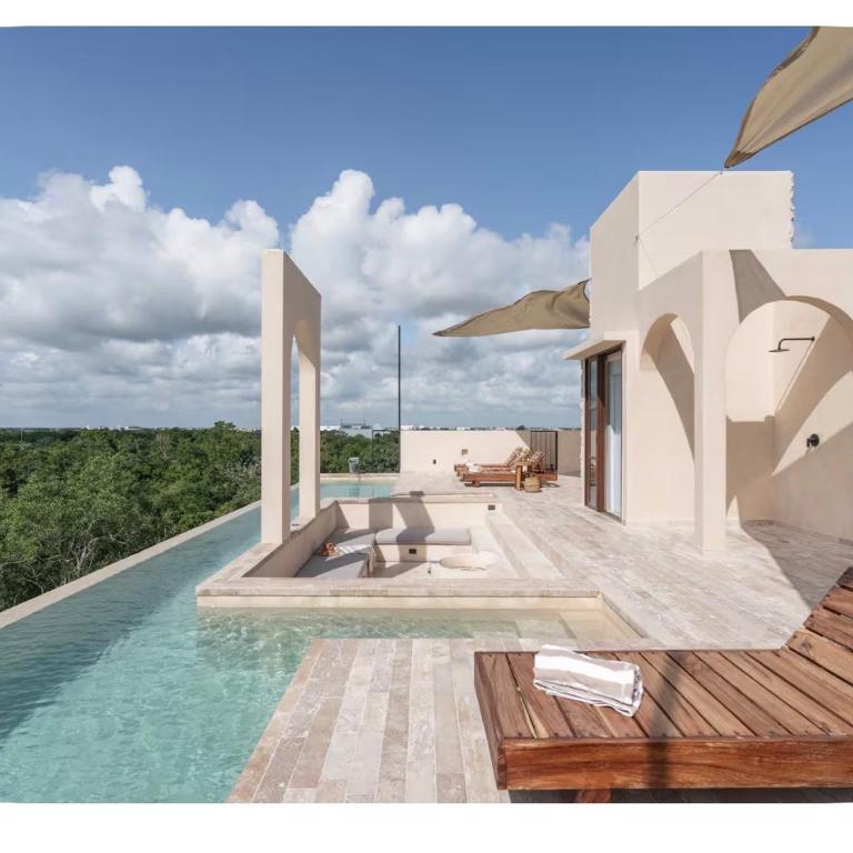 Tulum Jungle Penthouse with Private Rooftop Pool - Appartement 1 Chambre - 9
