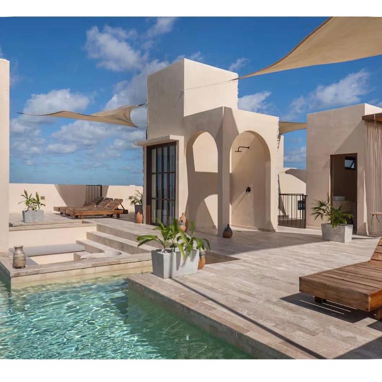 Tulum Jungle Penthouse with Private Rooftop Pool - Appartement 1 Chambre - 19