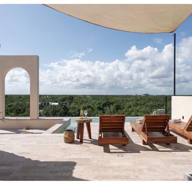 Tulum Jungle Penthouse with Private Rooftop Pool - Appartement 1 Chambre - 23