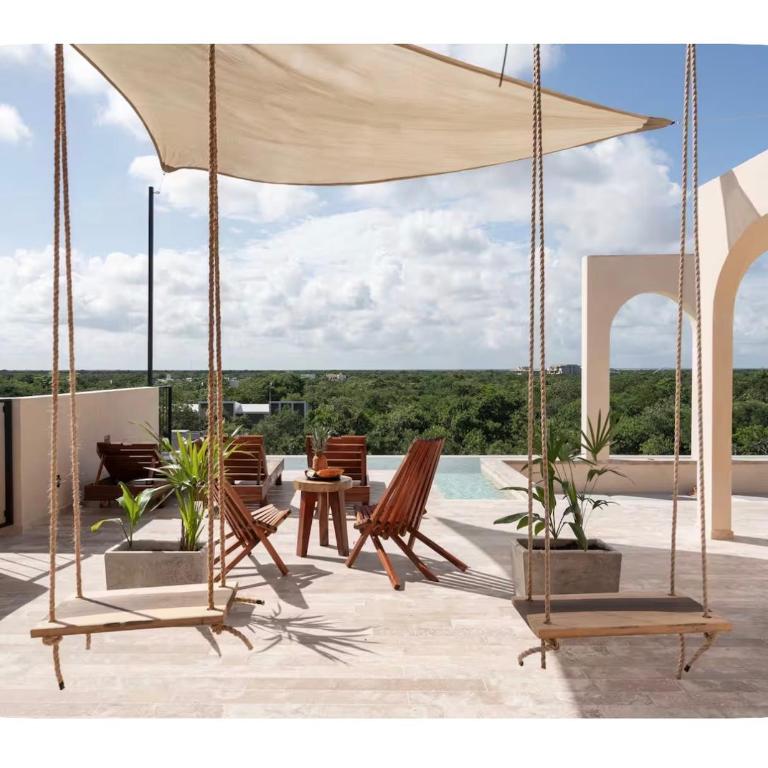 Tulum Jungle Penthouse with Private Rooftop Pool - Appartement 1 Chambre - 24