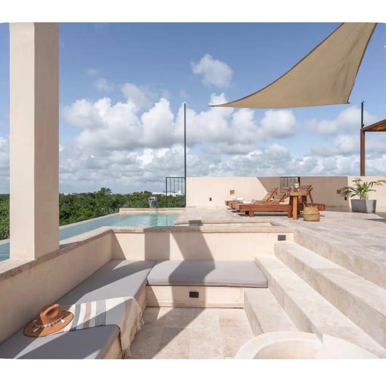 Tulum Jungle Penthouse with Private Rooftop Pool - Appartement 1 Chambre - 29