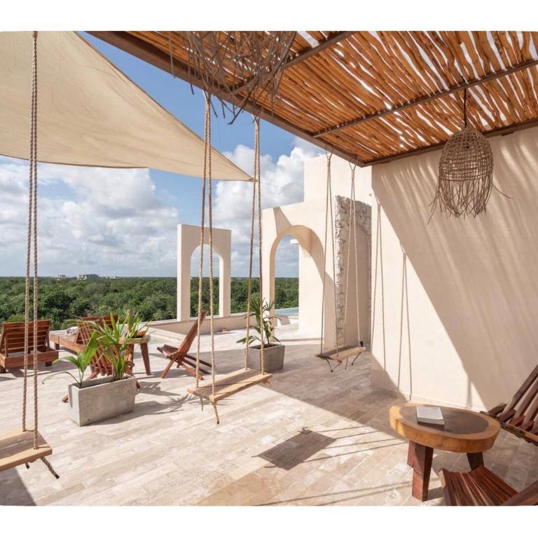 Tulum Jungle Penthouse with Private Rooftop Pool - Appartement 1 Chambre - 30