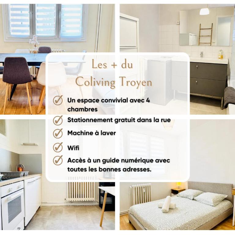 Le Coliving Troyen - Free Parking & Wifi - Apartment - 2