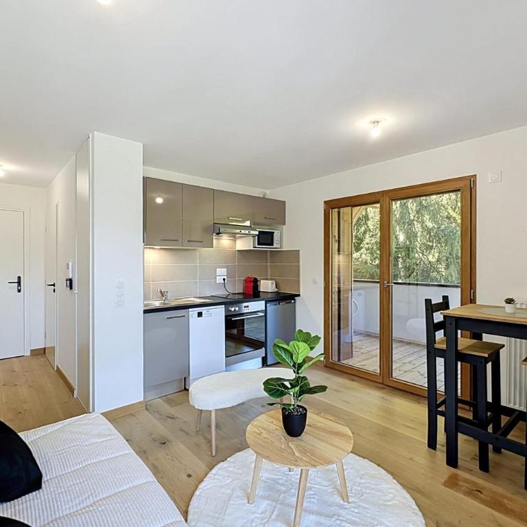 Cosy Studio with Balcony & Mont-Blanc View - Monolocale - 3