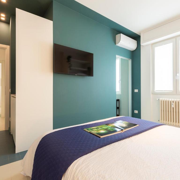 SAN SIRO BLUE FLAT - vicino Stadio, Metro, Fiera MilanoCity, CityLife - Appartamento con 1 Camera da Letto - 36