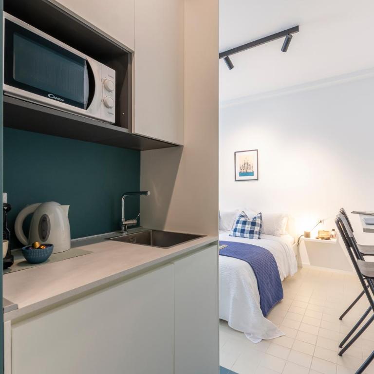 SAN SIRO BLUE FLAT - vicino Stadio, Metro, Fiera MilanoCity, CityLife - Appartamento con 1 Camera da Letto - 34
