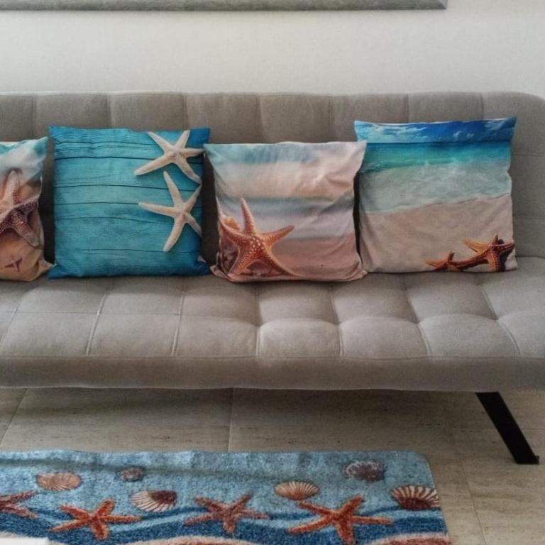 Aparta Suite en Cartagena vista al mar balcon privado Piscina - One-Bedroom Apartment with Sea View and Terrace - 11
