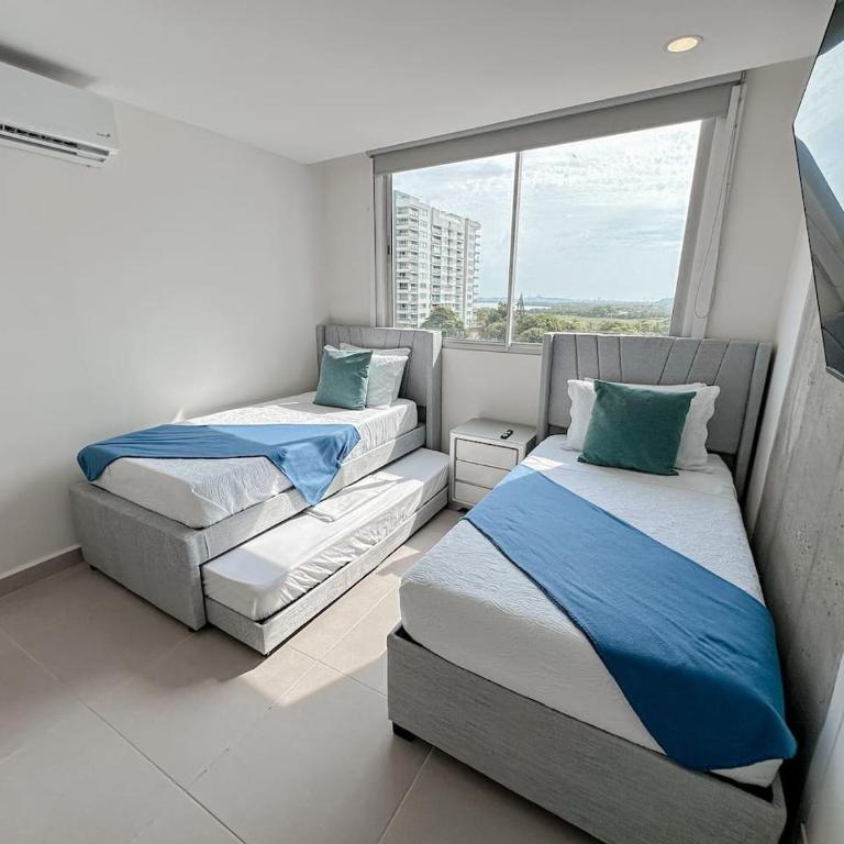 Apto en Cielo Mar - Al Lado del Hotel Las Americas - Apartamento - 55