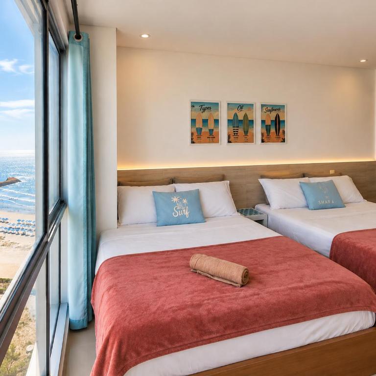 Murano Elite Bocagrande - vista al mar y piscina panoramica piso 40 - Apartamento Deluxe de 1 dormitorio con vistas al océano - 35