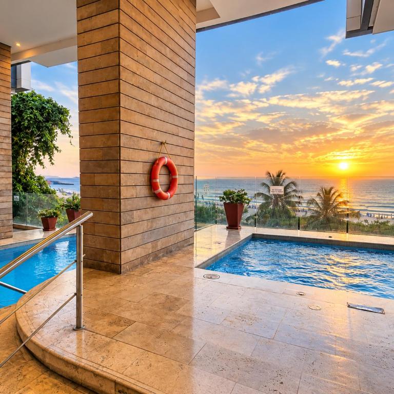 Murano Elite Bocagrande - vista al mar y piscina panoramica piso 40 - Apartamento Deluxe de 1 dormitorio con vistas al océano - 44