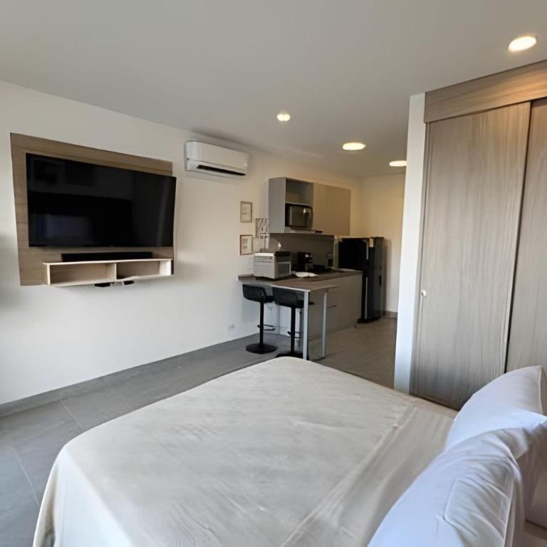 Apartamento con brisa, playa, arena y restaurante - Apartamento de 1 dormitorio - 4