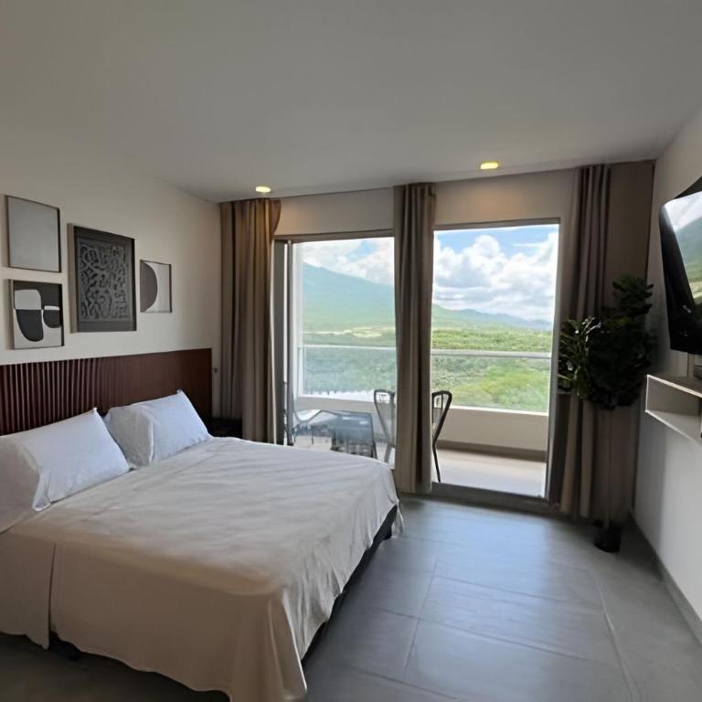 Apartamento con brisa, playa, arena y restaurante - Apartamento de 1 dormitorio - 5