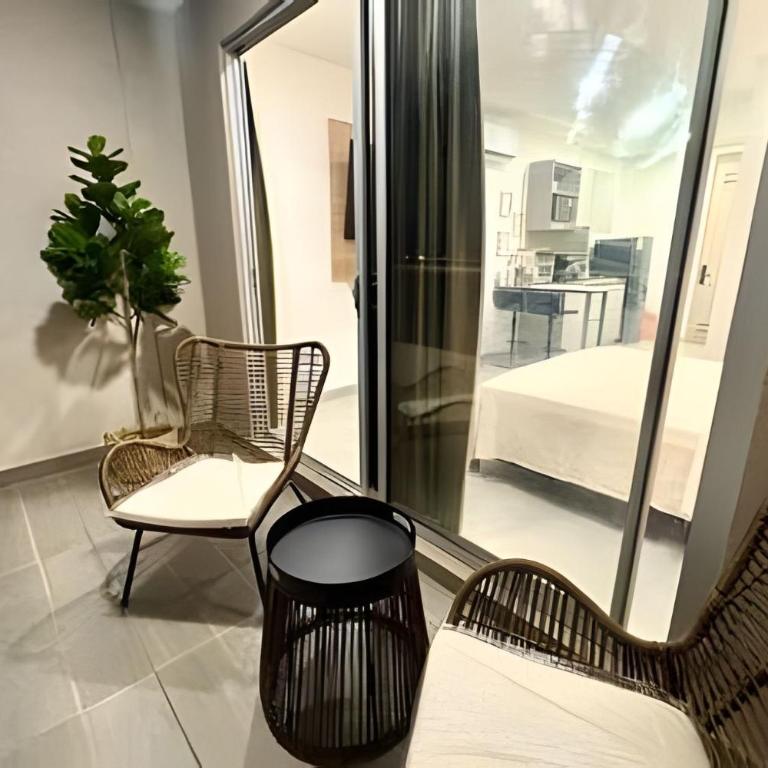 Apartamento con brisa, playa, arena y restaurante - Apartamento de 1 dormitorio - 7