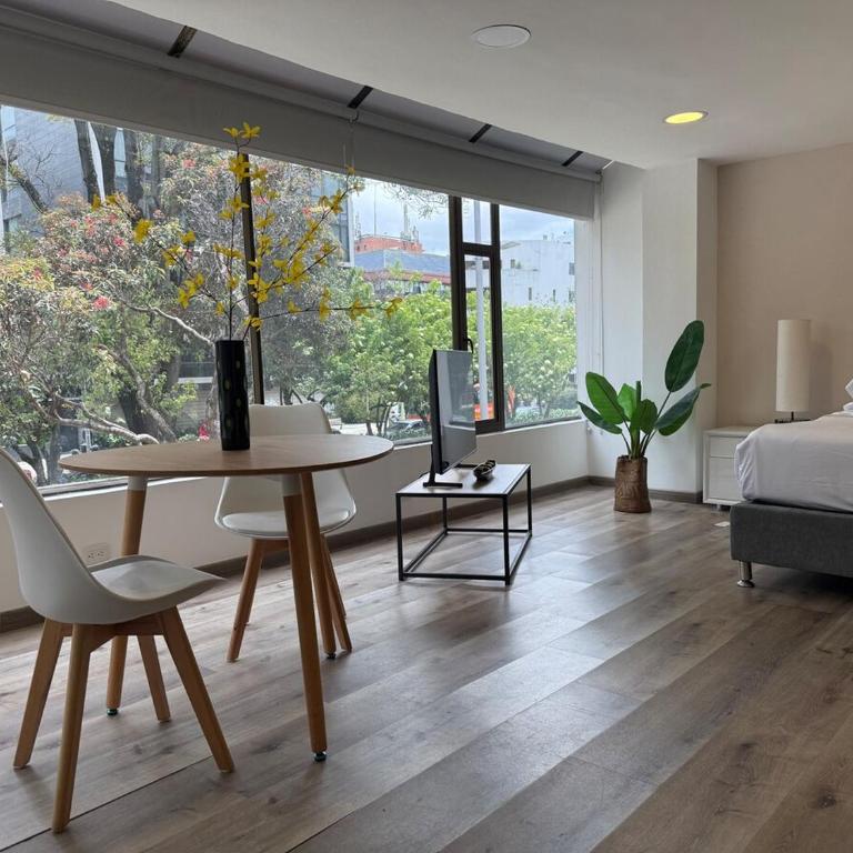 Bright King Studio ,Two blocks from Parque 93 - Estudio Deluxe con cama grande - 6