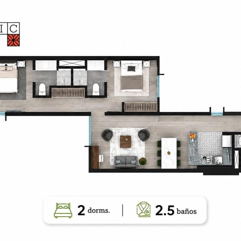 Modern 2BR Barranco with Free Parking & Fast WiFi - Apartamento de 1 dormitorio - 26