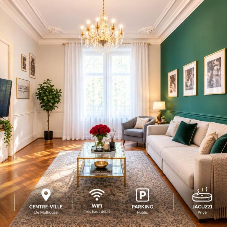 Royale Suite By MLK, Private Jacuzzi, MULHOUSE - Apartamento de 1 dormitorio - 1
