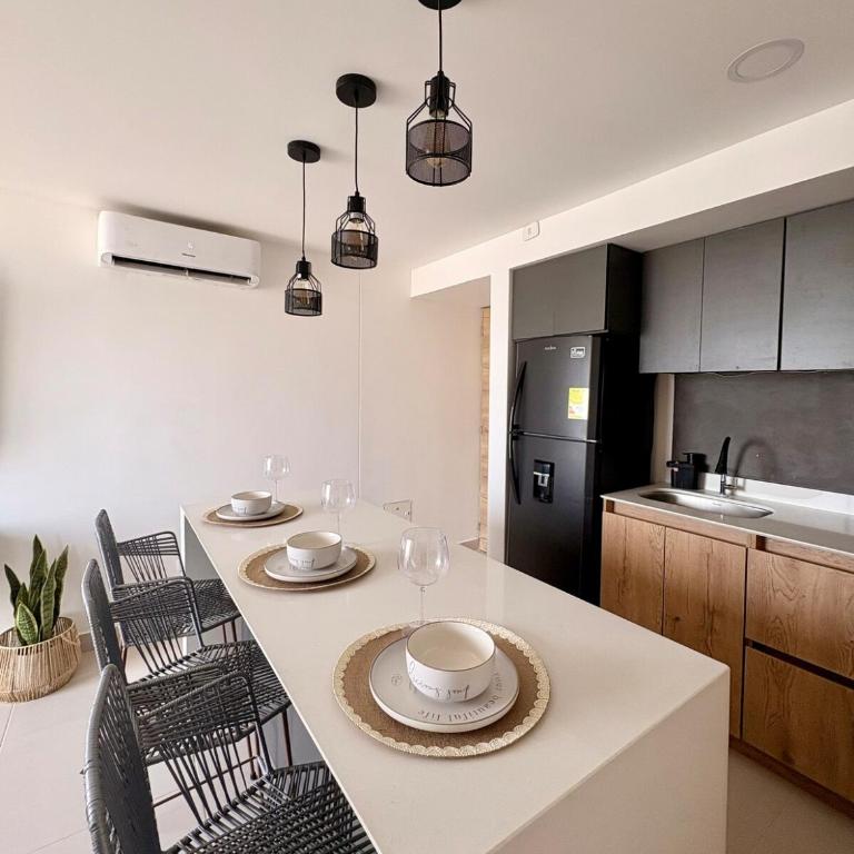 Apartamento nuevo frente al mar Cartagena con piscina - Apartamento de 2 dormitorios - 41