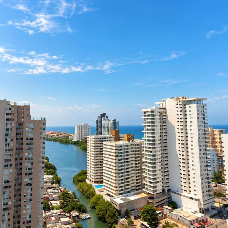 Apartamento nuevo frente al mar Cartagena con piscina - Apartamento de 2 dormitorios - 43