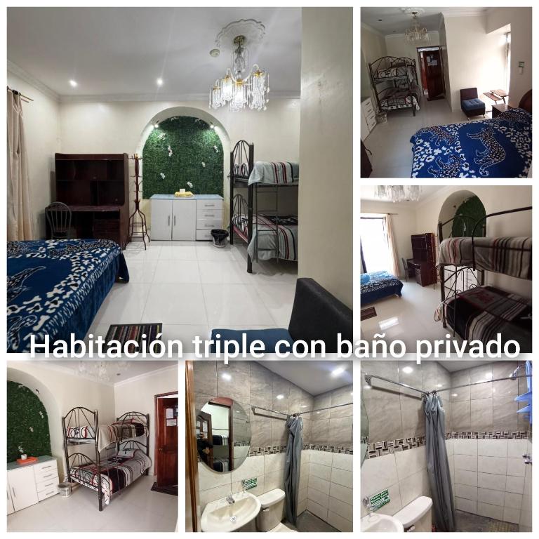 Hostal Atlantis Middle World - Habitación Triple Básica - 1
