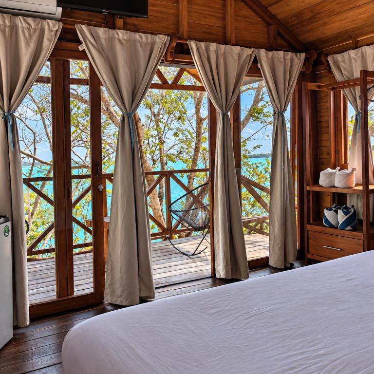Hotel My Love Bacalar Lagoon Front -Gratis Renta Kayyaks - Bungalow Deluxe Lagoon View with Terrace - 4