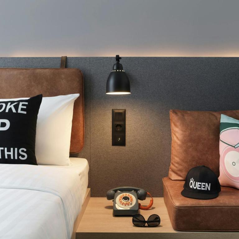 Moxy Belgrade - Chambre Lit Queen-Size - Vue sur Ville - 6