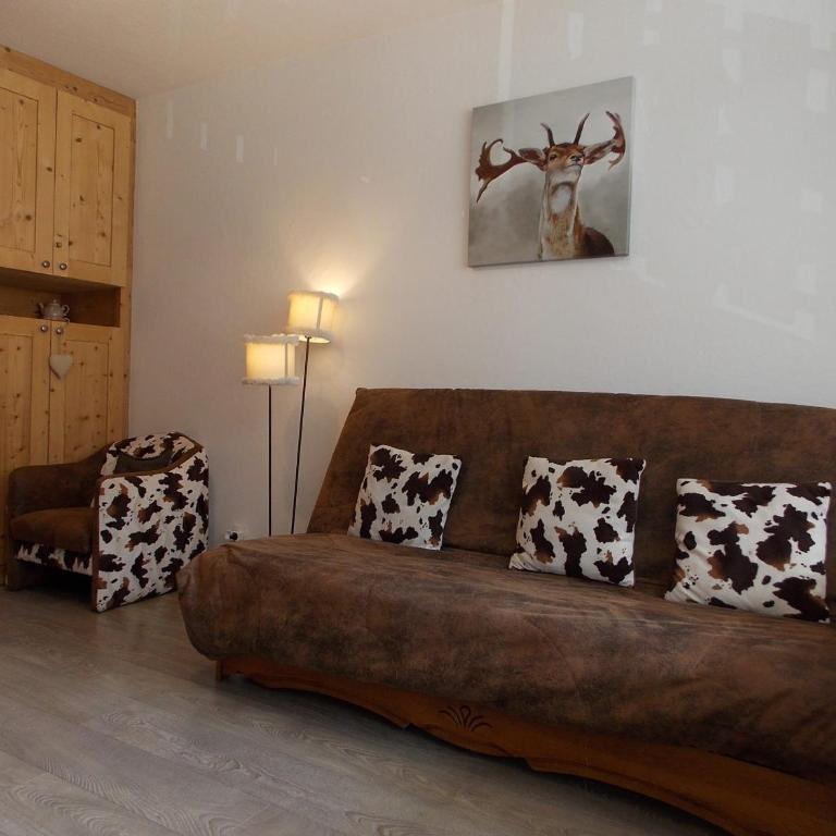 Studio avec vue montagne, balcon - 4 pers. - FR-1-906-89 - Estudio - 2