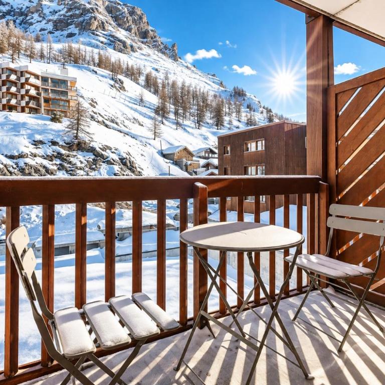 Résidence Val d'Illaz - Ski et montagne à Val d'Isère - Appartement 1 Chambre avec Balcon et Vue sur les Montagnes - 2