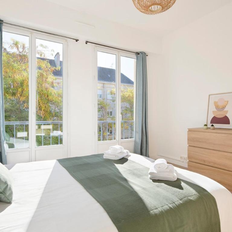T3 Lumineux au cœur de Saint-Nazaire - Mer à 500 mètres - Appartement 2 Chambres - 10
