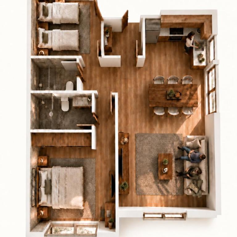 Ski Sur Apartments - Apartamento Superior de 2 dormitorios - 3