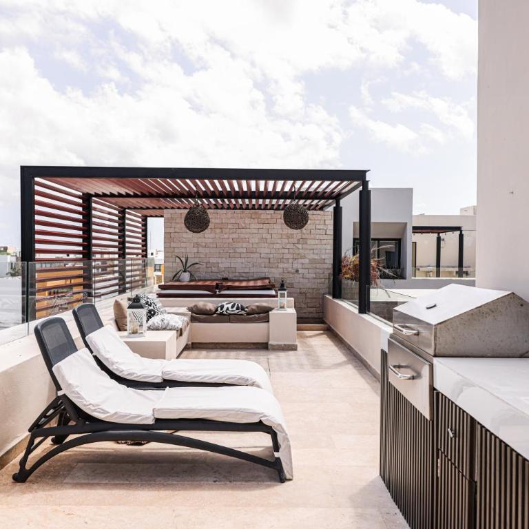 Palmares - 3-Bedroom Retreat with Private Rooftop - Premium Apartment mit 3 Schlafzimmern und Balkon - 1