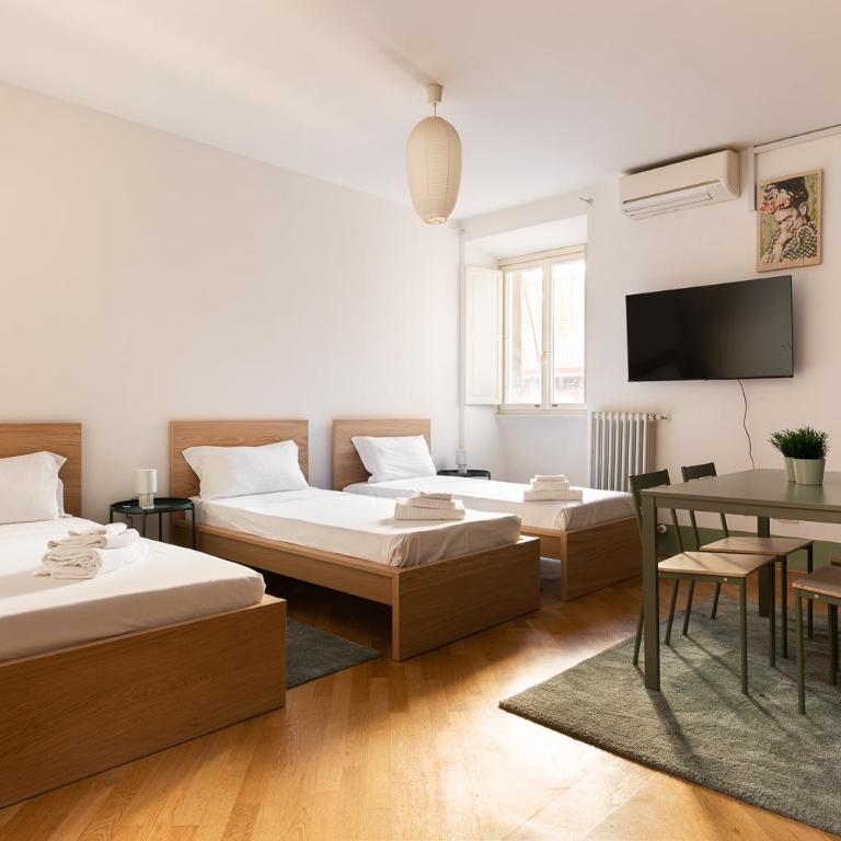 Volturno Apartments Rome Termini - Deluxe Studio mit Kingsize-Bett - 6