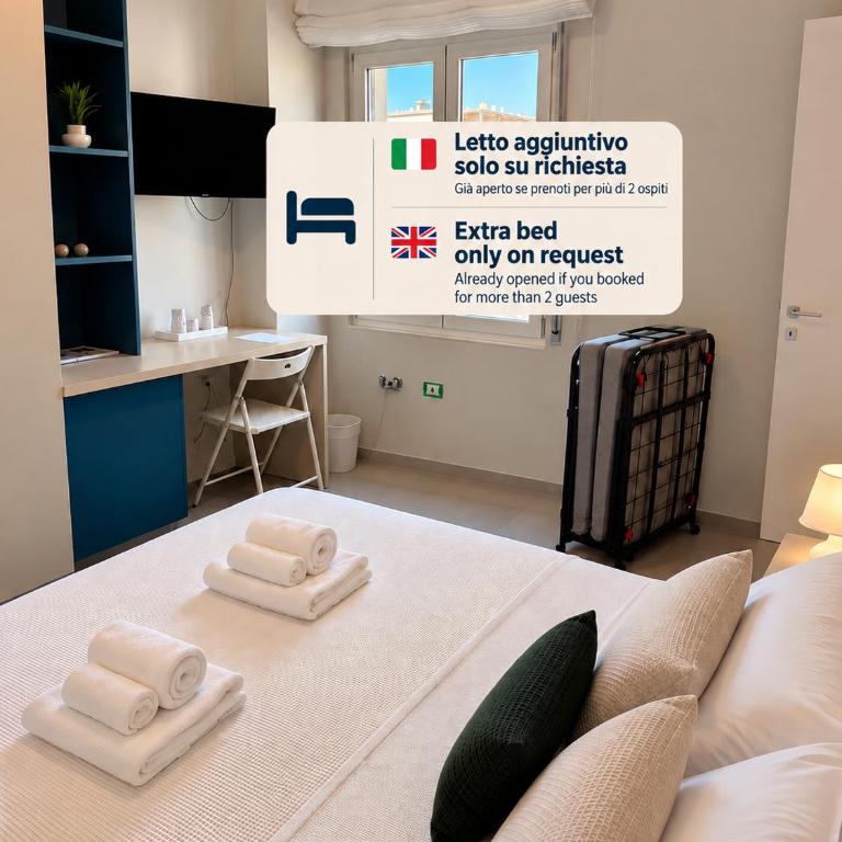 Blue Trani, sea view suites & apartments - Chambre Double Deluxe - Vue Latérale sur Mer - 4