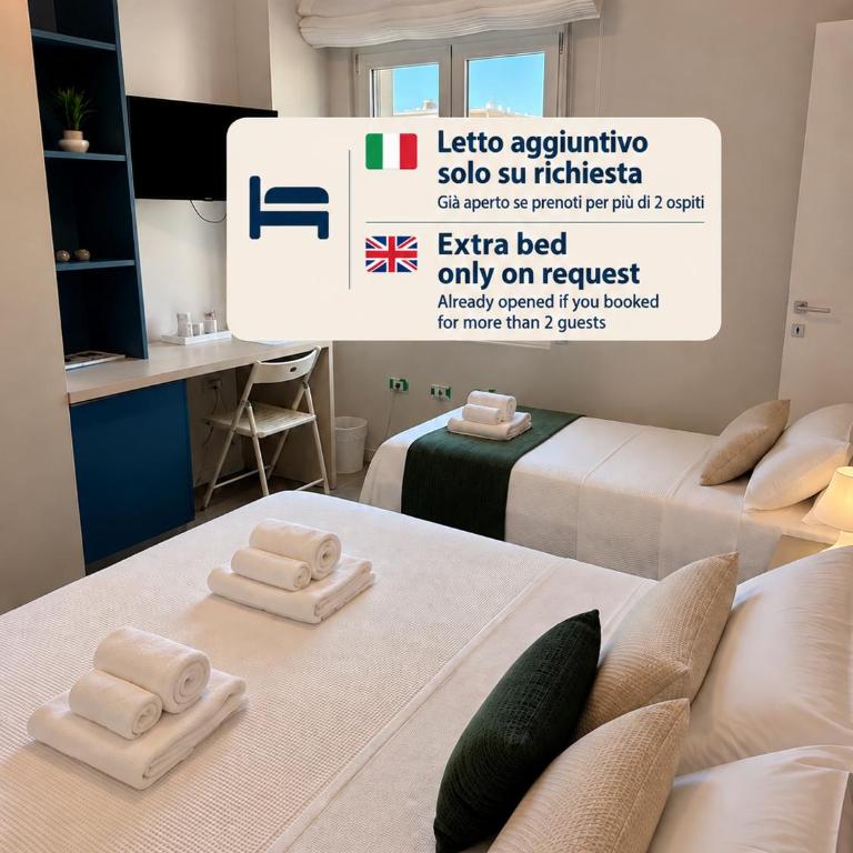 Blue Trani, sea view suites & apartments - Chambre Double Deluxe - Vue Latérale sur Mer - 5