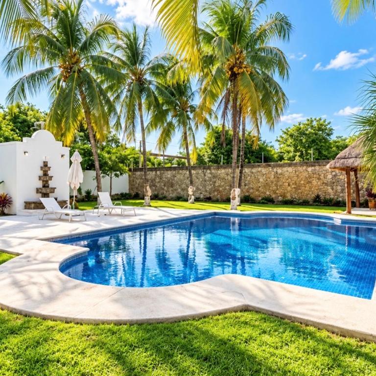 Hermosa hacienda con cenote y alberca privada - Casa de 7 dormitorios - 1