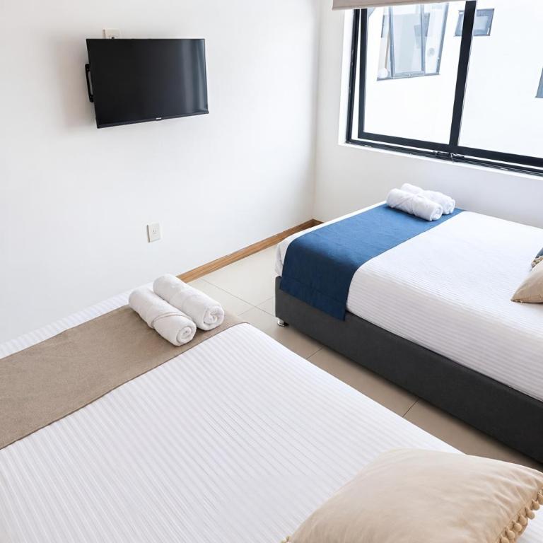 2 Rec, 4 camas, Colonia Americana, 2 baños, WiFi - Apartamento de 2 dormitorios - 80