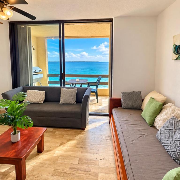 Hermoso lugar frente al mar vista increíble - Apartment mit 2 Schlafzimmern - 1