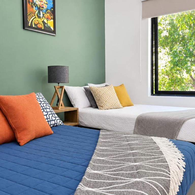Para 8 con dos baños completos, Americana - Apartamento de 2 dormitorios - 78